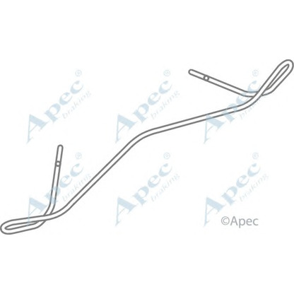 Foto Zubehörsatz, Bremssattel APEC braking KIT558