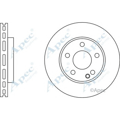 Photo Disque de frein APEC braking DSK3156