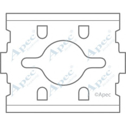 Photo Accessory Kit, disc brake pads APEC braking KIT592