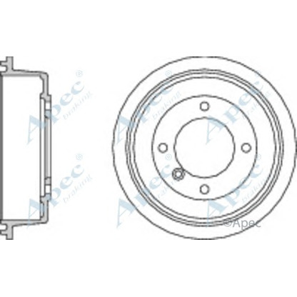 Foto Tambor de freno APEC braking DRM9108