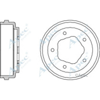 Photo Brake Drum APEC braking DRM9510