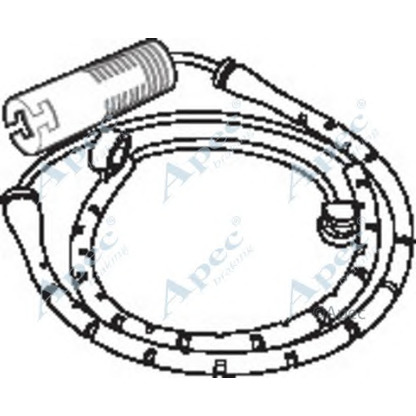 Zdjęcie Styk ostrzegwaczy, zużycie okładzin hamulcowych APEC braking WIR5161