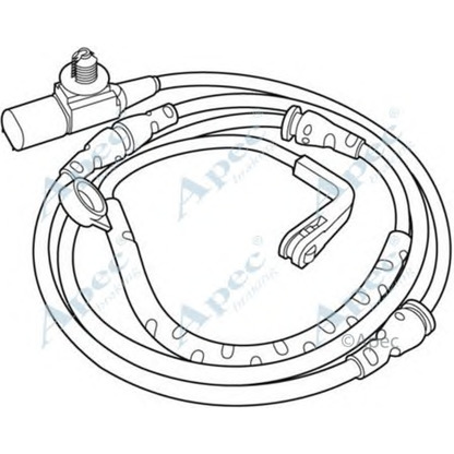 Photo Warning Contact, brake pad wear APEC braking WIR5182