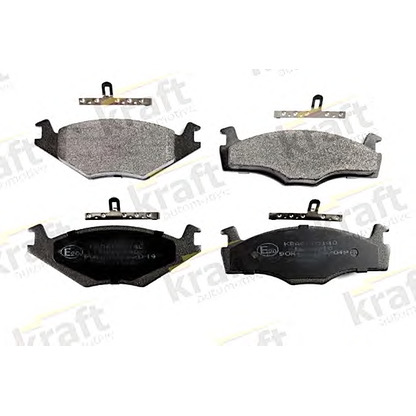 Photo Brake Pad Set, disc brake KRAFT AUTOMOTIVE 6000140