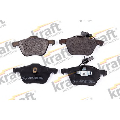 Photo Brake Pad Set, disc brake KRAFT AUTOMOTIVE 6000327