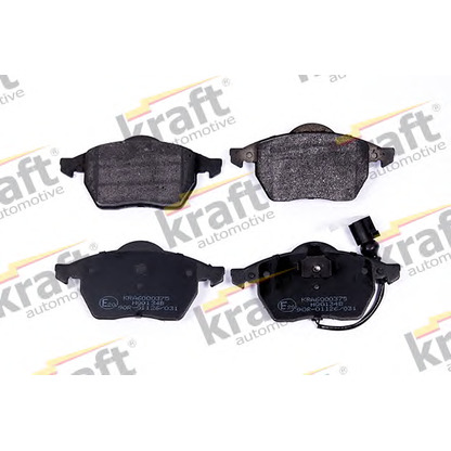 Photo Brake Pad Set, disc brake KRAFT AUTOMOTIVE 6000375