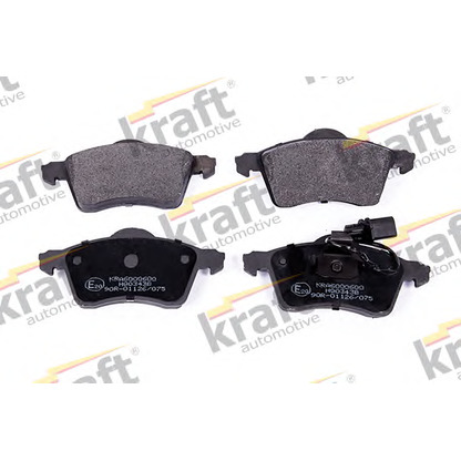 Foto Kit pastiglie freno, Freno a disco KRAFT AUTOMOTIVE 6000600