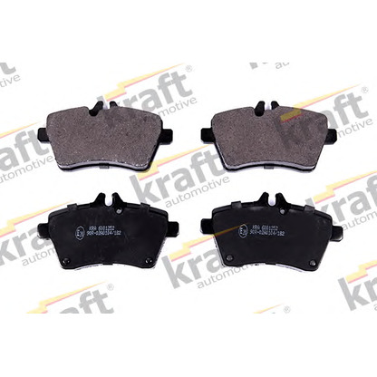 Photo Brake Pad Set, disc brake KRAFT AUTOMOTIVE 6001252