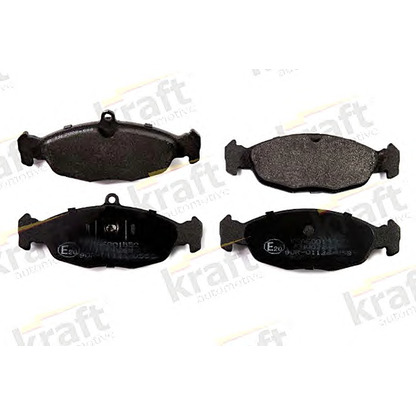 Photo Brake Pad Set, disc brake KRAFT AUTOMOTIVE 6001550