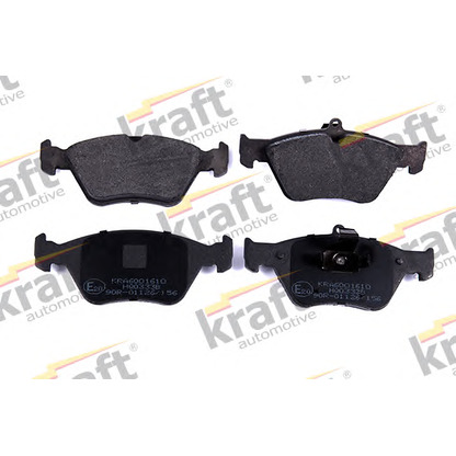 Photo Brake Pad Set, disc brake KRAFT AUTOMOTIVE 6001610