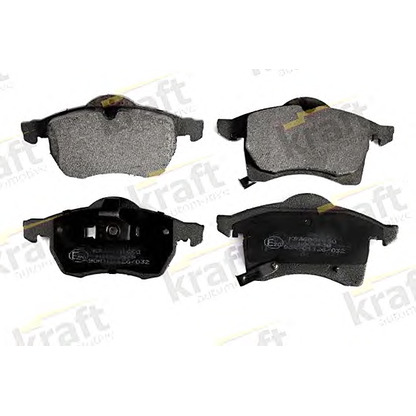 Photo Brake Pad Set, disc brake KRAFT AUTOMOTIVE 6001660