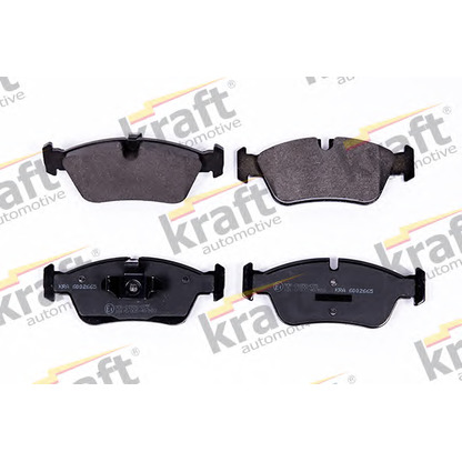 Photo Brake Pad Set, disc brake KRAFT AUTOMOTIVE 6002665