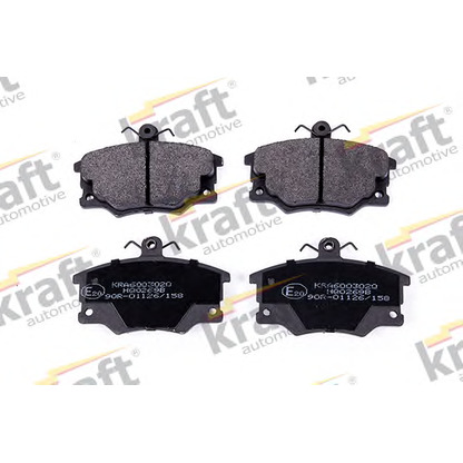 Foto Kit pastiglie freno, Freno a disco KRAFT AUTOMOTIVE 6003020