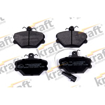 Foto Kit pastiglie freno, Freno a disco KRAFT AUTOMOTIVE 6003060