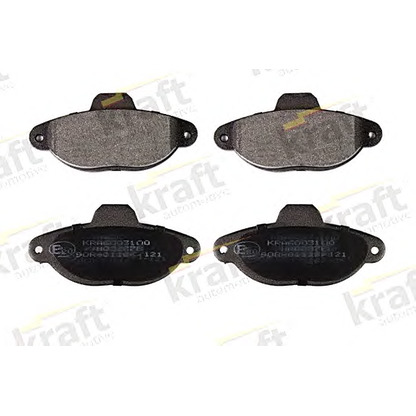 Photo Brake Pad Set, disc brake KRAFT AUTOMOTIVE 6003100