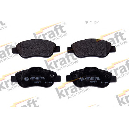 Photo Brake Pad Set, disc brake KRAFT AUTOMOTIVE 6003280