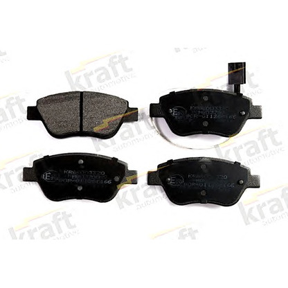 Photo Brake Pad Set, disc brake KRAFT AUTOMOTIVE 6003320