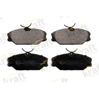 Photo Brake Pad Set, disc brake KRAFT AUTOMOTIVE 6005091