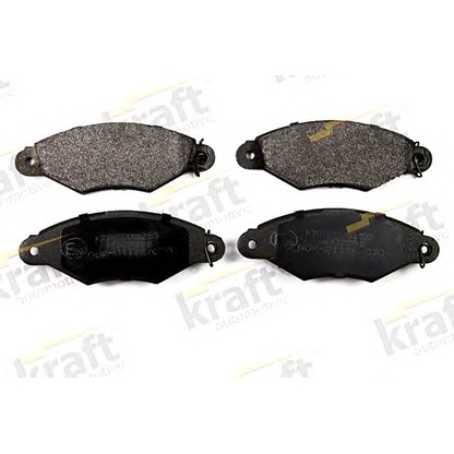 Photo Brake Pad Set, disc brake KRAFT AUTOMOTIVE 6005250