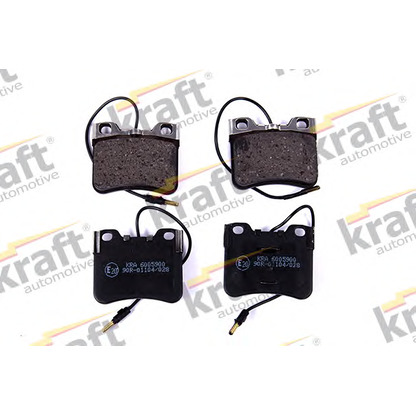 Foto Kit pastiglie freno, Freno a disco KRAFT AUTOMOTIVE 6005900