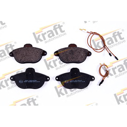 Photo Brake Pad Set, disc brake KRAFT AUTOMOTIVE 6006025