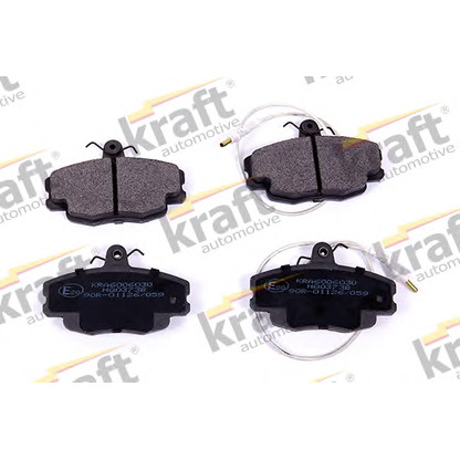 Photo Brake Pad Set, disc brake KRAFT AUTOMOTIVE 6006030