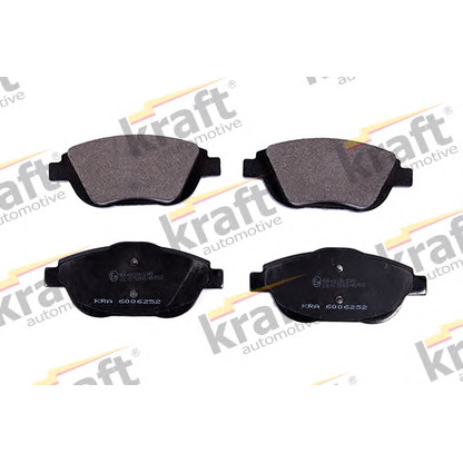 Photo Brake Pad Set, disc brake KRAFT AUTOMOTIVE 6006252