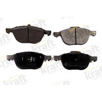 Photo Brake Pad Set, disc brake KRAFT AUTOMOTIVE 6006415