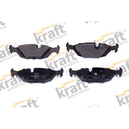 Foto Kit pastiglie freno, Freno a disco KRAFT AUTOMOTIVE 6007220