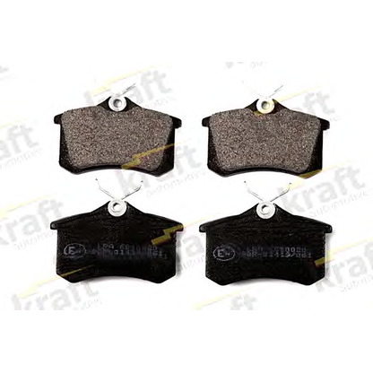 Photo Brake Pad Set, disc brake KRAFT AUTOMOTIVE 6010020