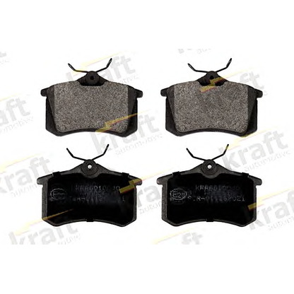 Photo Brake Pad Set, disc brake KRAFT AUTOMOTIVE 6010040