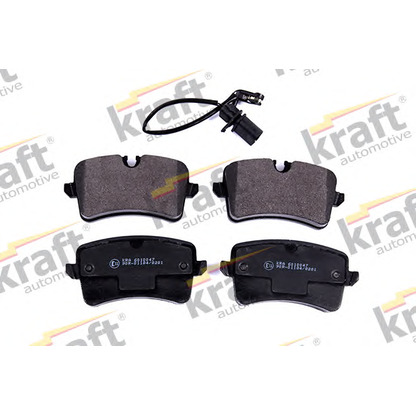 Photo Brake Pad Set, disc brake KRAFT AUTOMOTIVE 6010047