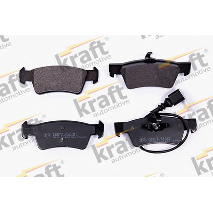 Photo Brake Pad Set, disc brake KRAFT AUTOMOTIVE 6010908