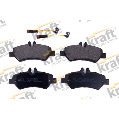 Photo Brake Pad Set, disc brake KRAFT AUTOMOTIVE 6011093