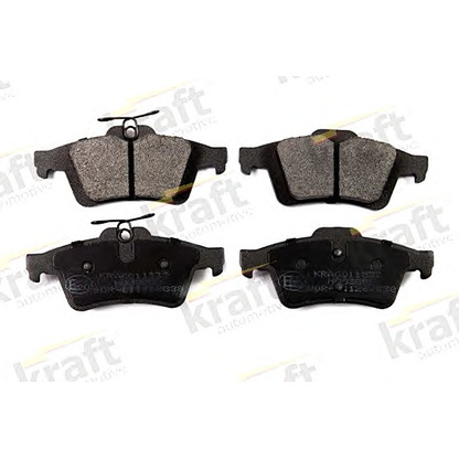 Photo Brake Pad Set, disc brake KRAFT AUTOMOTIVE 6011532