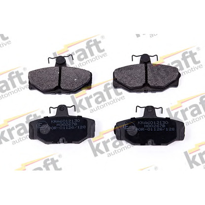 Photo Brake Pad Set, disc brake KRAFT AUTOMOTIVE 6012130