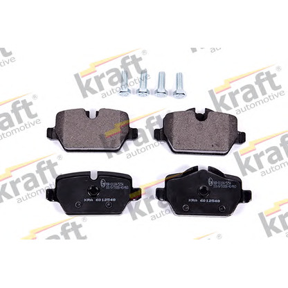 Foto Bremsbelagsatz, Scheibenbremse KRAFT AUTOMOTIVE 6012548