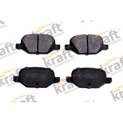 Photo Brake Pad Set, disc brake KRAFT AUTOMOTIVE 6013040