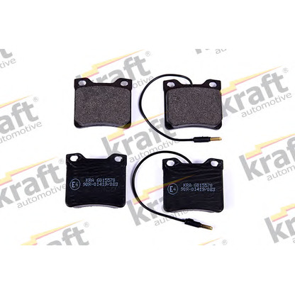 Photo Kit de plaquettes de frein, frein à disque KRAFT AUTOMOTIVE 6015570
