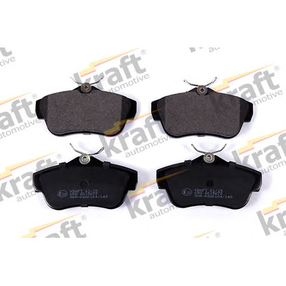 Photo Brake Pad Set, disc brake KRAFT AUTOMOTIVE 6015672