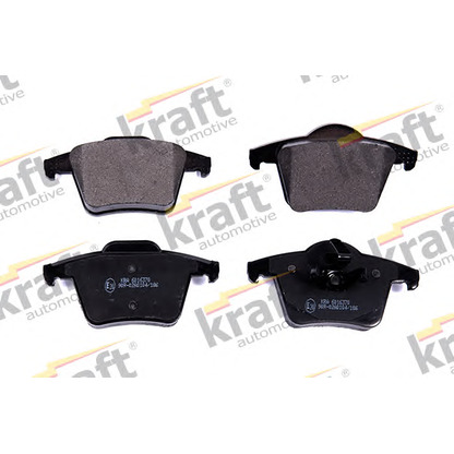 Photo Brake Pad Set, disc brake KRAFT AUTOMOTIVE 6016370