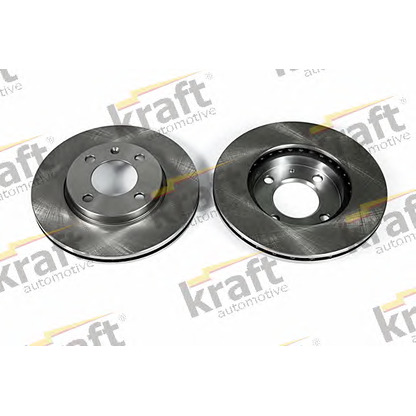 Foto Disco de freno KRAFT AUTOMOTIVE 6040110