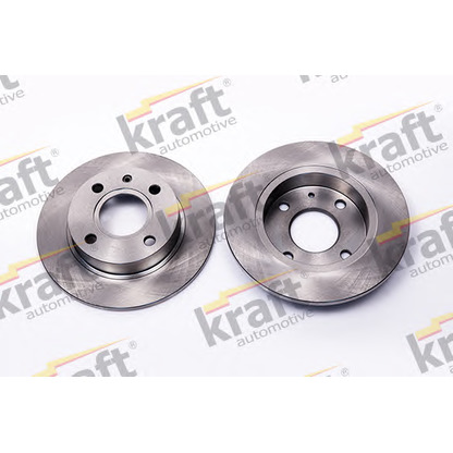 Foto Disco de freno KRAFT AUTOMOTIVE 6042090