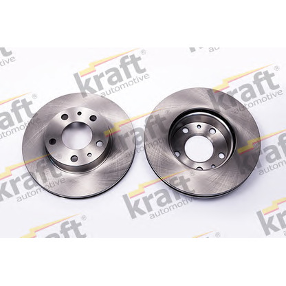 Photo Brake Disc KRAFT AUTOMOTIVE 6045909