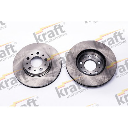 Photo Brake Disc KRAFT AUTOMOTIVE 6046380