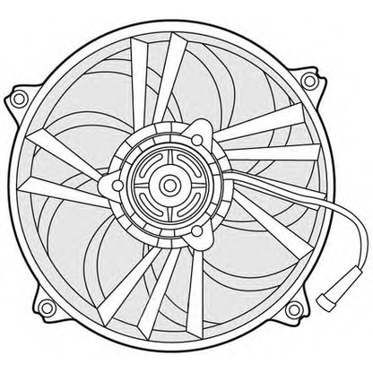 Фото Вентилятор, охлаждение двигателя CTR 1209642