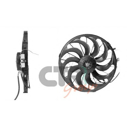 Photo Fan, radiator CTR 1209684