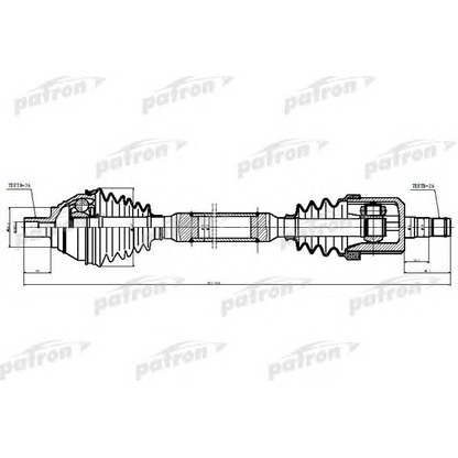 Фото Приводной вал PATRON PDS6877