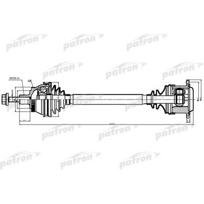 Фото Приводной вал PATRON PDS9039