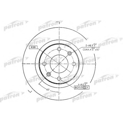 Фото Тормозной диск PATRON PBD1220